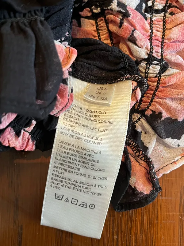 Free People Daphne Floral Lace Blouse NWT Small - Image 7