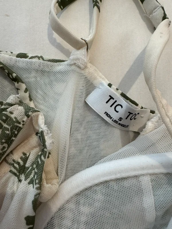 Pitaya Tic Toc Green Floral Corset - Image 2