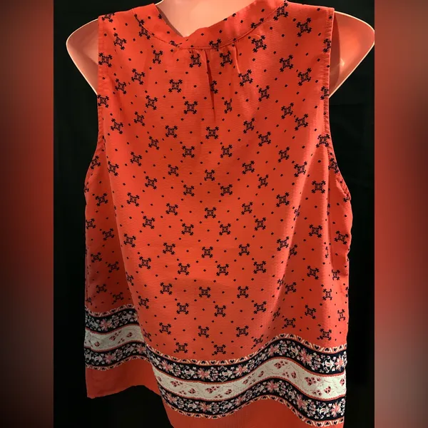 Alice Blue Stitch Fix Sleeveless Blouse Tank Top Size Large - Image 2
