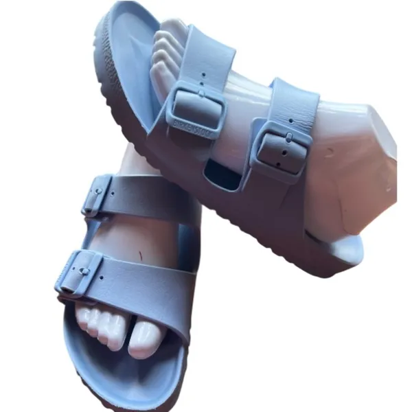 Birkenstock Arizona Stealth Buckle EVA - Dusty Blue - Image 8