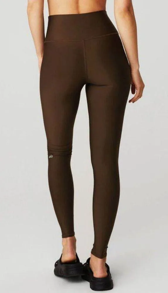 Alo 7/8 High-Waist Airlift Leggings Espresso Hi-Rise Waisted Skinny Tights Pants - Image 2