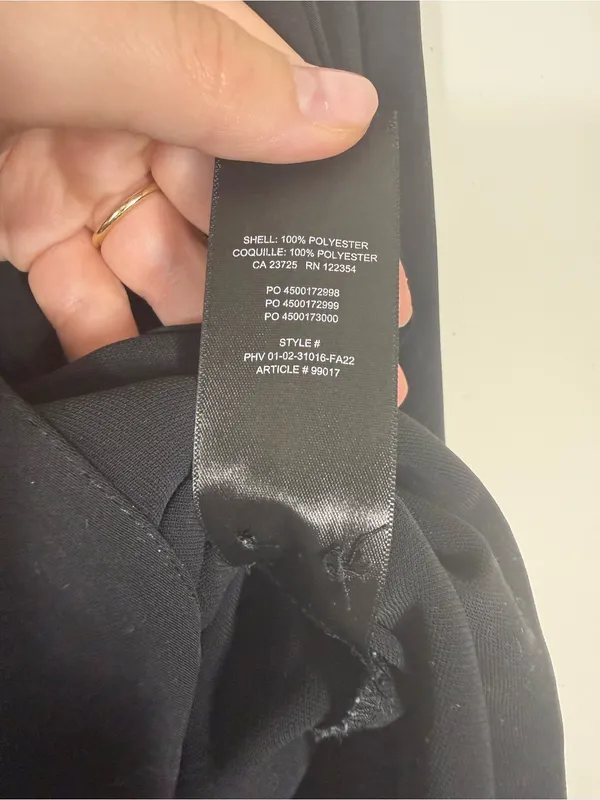 Aritzia Babaton Monocle Shirt Button Front Blouse Black Medium - Image 9