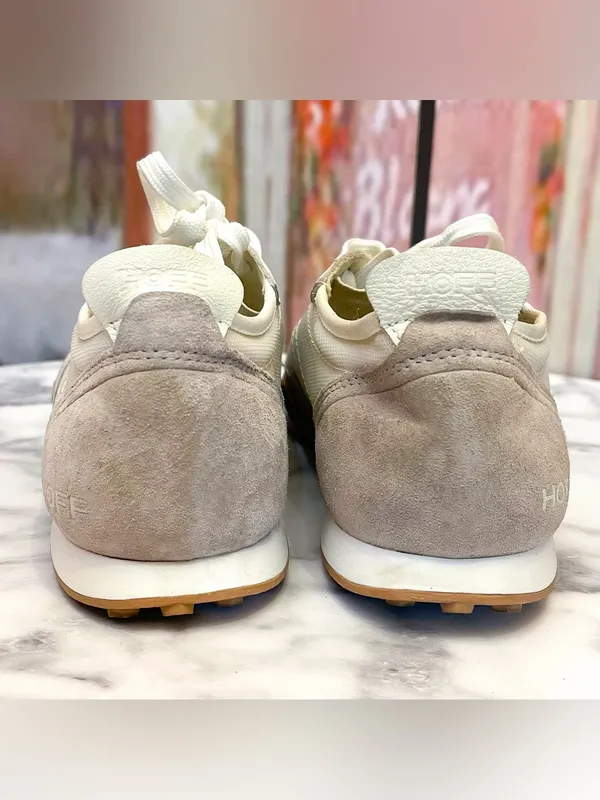 HOFF Mockingbird Mesh Suede Sneakers Grey Beige US 8 GUC Gray - Image 10