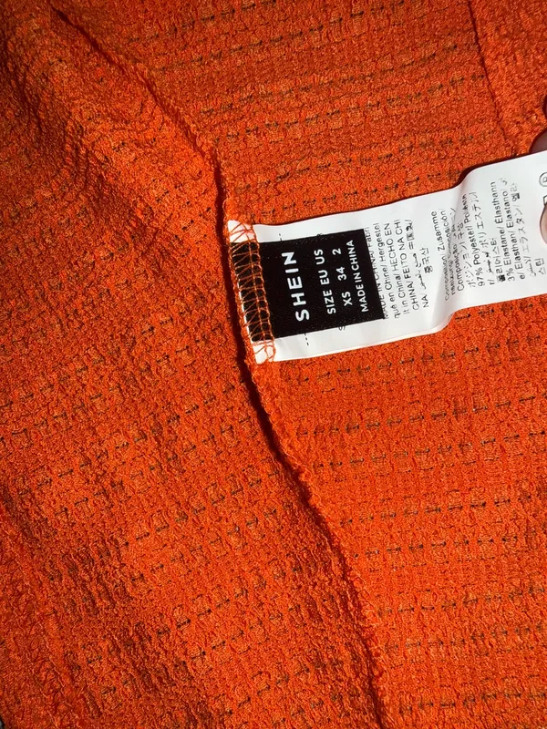 Shein Maxi Dress Orange - Image 3