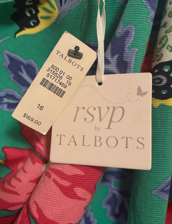 Talbots Women’s One-should Floral Dress - Image 4