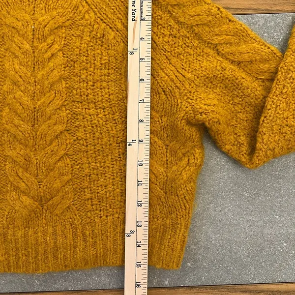 ARITZIA The Sunday Best Melly Wool Sweater in Cairo Gold Woman’s XXSmall - Image 7