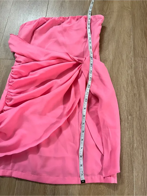 SUPERDOWN Andria Strapless Mini Dress in Pink - Image 7