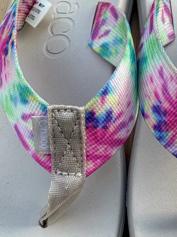 Chacos Chaco Flip Flops Tie Dye Strap Sandals‎ Womens Size 8 - Image 4