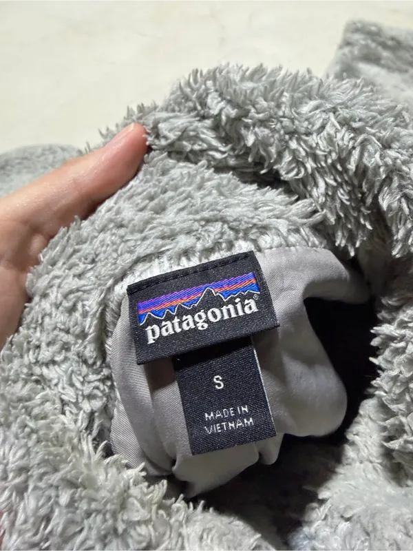 Patagonia Los gatos Gray Fleece Jacket small - Image 9
