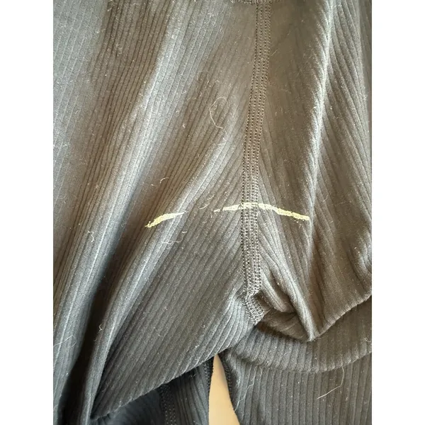 Lululemon Align Ribbed High-Rise Pant 28" size 6 Black‎ Flaws - Image 4