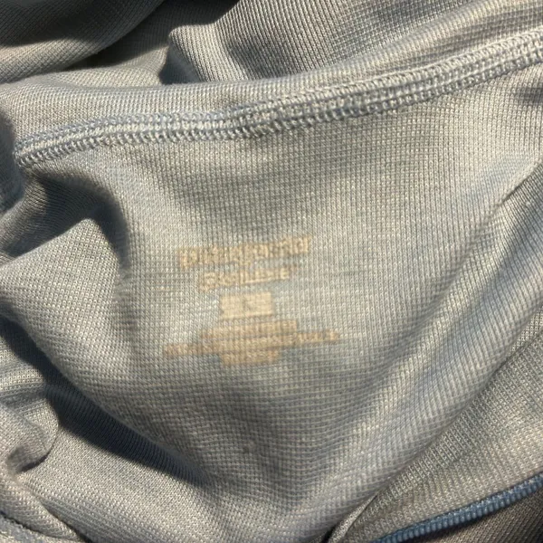 Patagonia Women's Capilene Midweight Zip-Neck Base Layer Large blue 1/4 Zip Top - Image 3