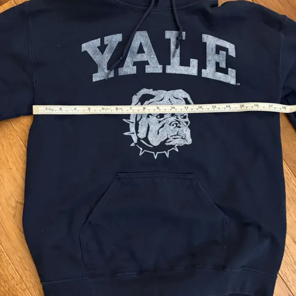 Women’s Yale Navy Hoodie sz S - Image 5