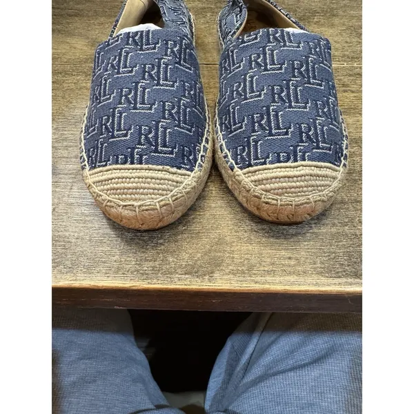 Lauren Ralph Lauren Cameryn Monogram Jacquard Espadrille Slip-On Flat Women‎ - Image 4