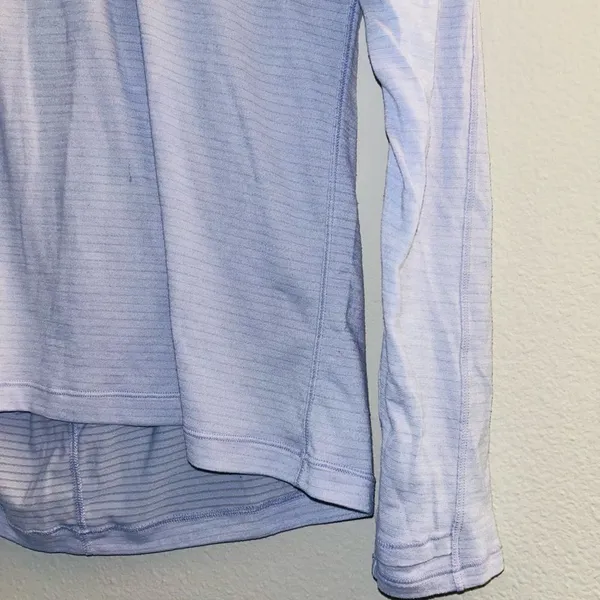 lululemon athletica Light Blue Scoop Neck Long Sleeve Top - Image 5