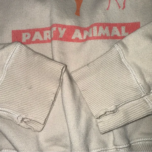 Aerie Party Animal Tan Sunset Safari Giraffe Crewneck Sweatshirt - Image 8