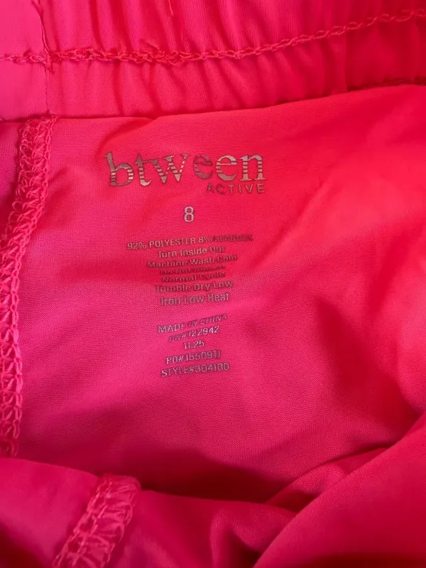 Girls btween Pink Ruffle Shorts Elastic Waistband Layered - Image 6