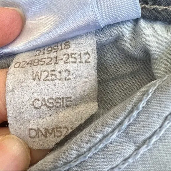 Paige Skyline Skinny Cassie Jeans 28 Regular Blue Dark Wash‎ Stretch Denim EE - Image 9