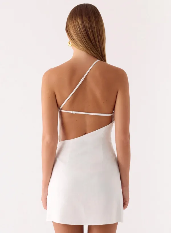 Peppermayo Willa Rose White Mini Dress - Image 2