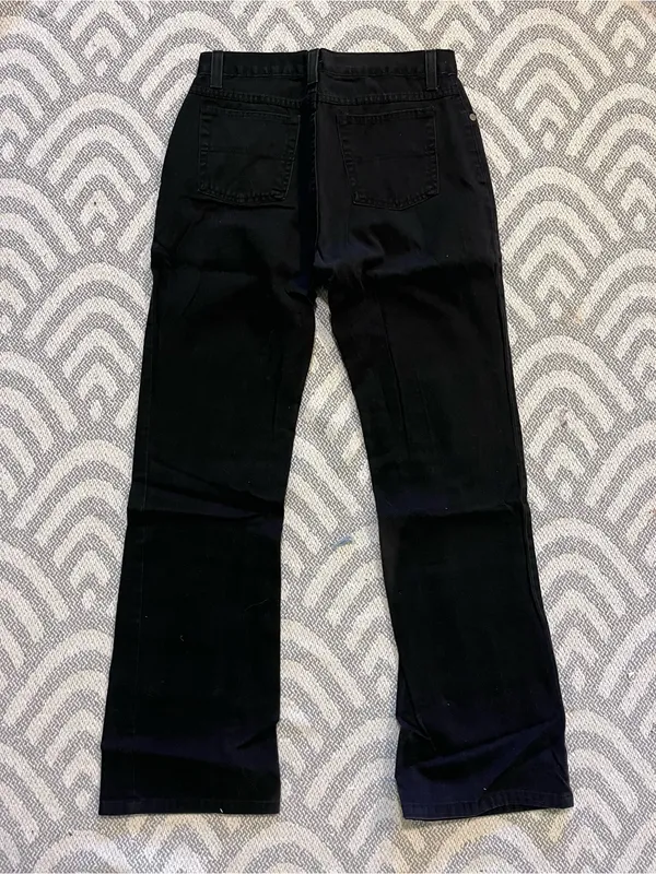 Faded Glory Black Bootcut Jeans 26 Short - Image 4