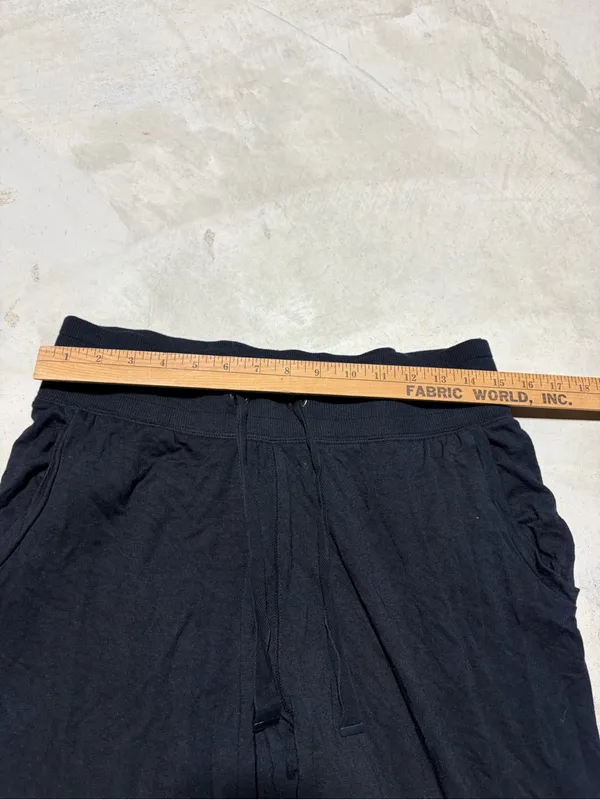Athleta Black Jogger Pants with Drawstring Waist medium - Image 5