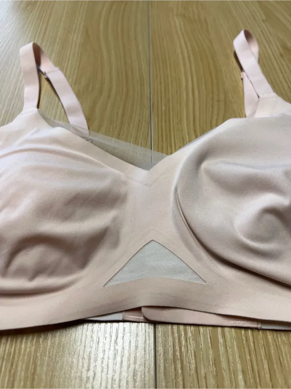 Honeylove CrossOver Wireless Bra Pink Cloud Size L Size L - Image 3