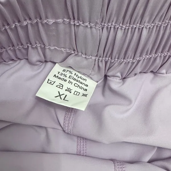 Lavender Women's Shorts Purple Size XL - Image 7