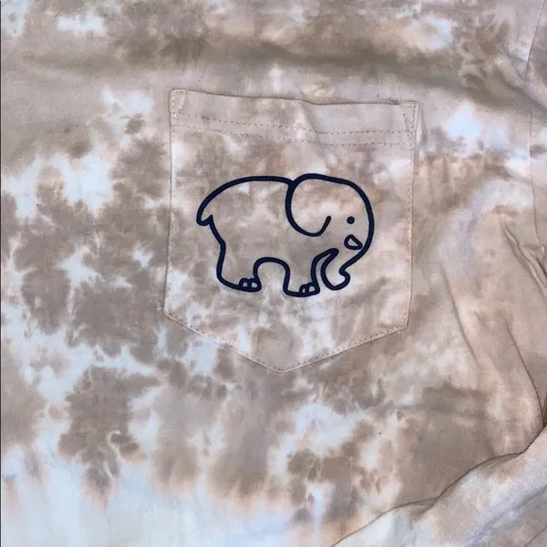 Ivory Ella long sleeve tie- dyed T-shirt - Image 7