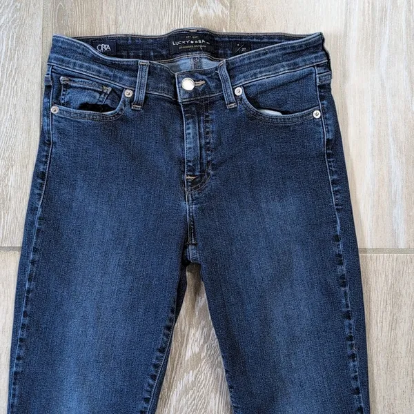 Lucky Brand Ava Super Skinny Darkwkash Jeans | Lucky Brand 4/27 Skinny Jeans - Image 3
