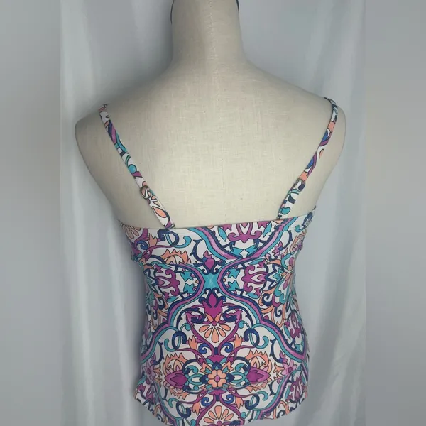 Apt 9  Multicolor Women's Top Tankini Medium - Image 4
