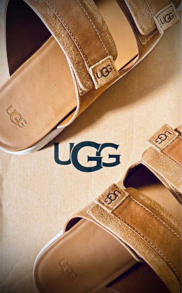 UGG Womans Zayne Slide Sandle II Light Brown size 11 BNIB - Image 11