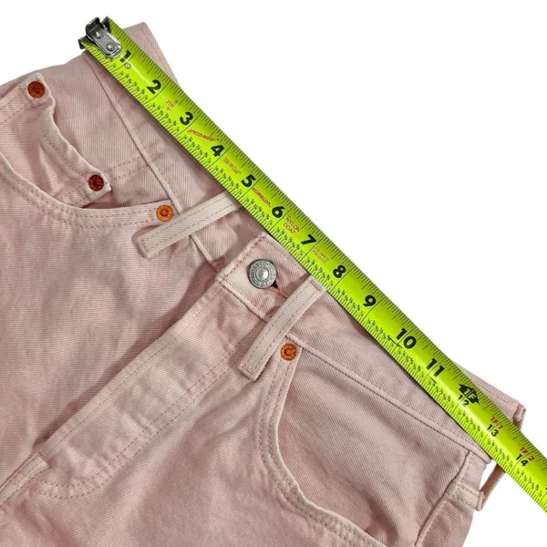 Levi’s Pink 501 Button Fly Denim Shorts‎ - Image 7
