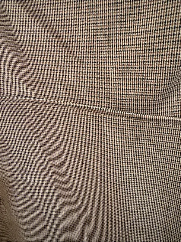 Zara Plaid Tailored Square Neck Long Sleeve Mini Dress woman’s L - Image 3