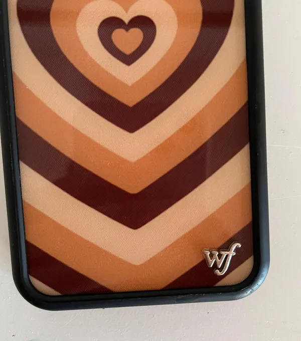 Wild Flower Latte Love iPhone XR case - Image 3