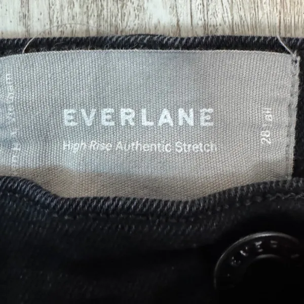 Everlane‎ High Rise Authentic Stretch Black Skinny Jeans Womens 28 Tall - Image 3