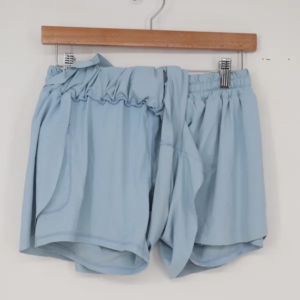 TARSE Flowy Shorts Womens M Athletic Light Blue Spandex Liner Good - Image 2