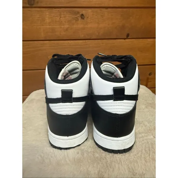 Nike Womans Dunk High Retro sneakers black/ white "Panda" Sz 9.5 DD1869-103 - Image 3