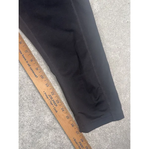 nike womens cropped drawstring leggings capri medium black - Image 11