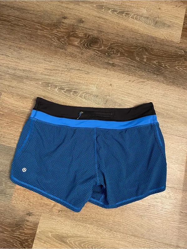 lululemon athletica Groovy Run Shorts Athletic geometric pattern Size 10 - Image 2