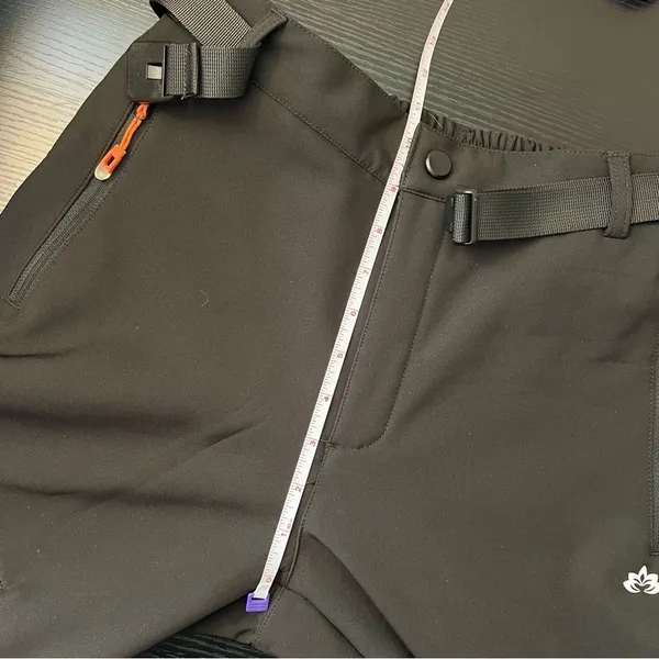 ✨ Healthyoga Women’s Black Soft Shell Pants‎ Snow Small - Image 10