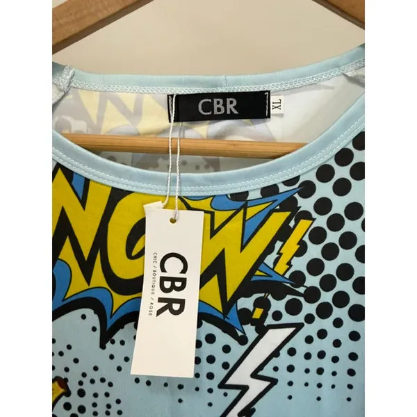 CBR Donut Print Pajama Set Lounge Shorts Sleepwear XL NWT - Image 4