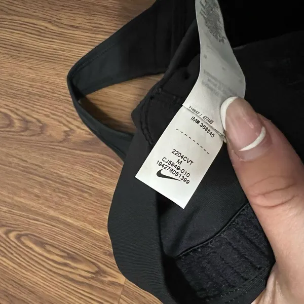 Nike Black Medium Support Non Padded Swoosh 2.0 Sports Bra Size Medium - Image 8