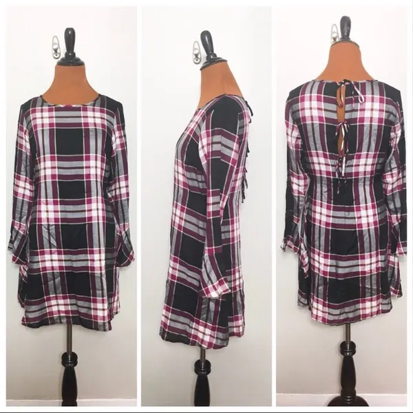 Loft Plaid Dress 2P‎ - Image 2