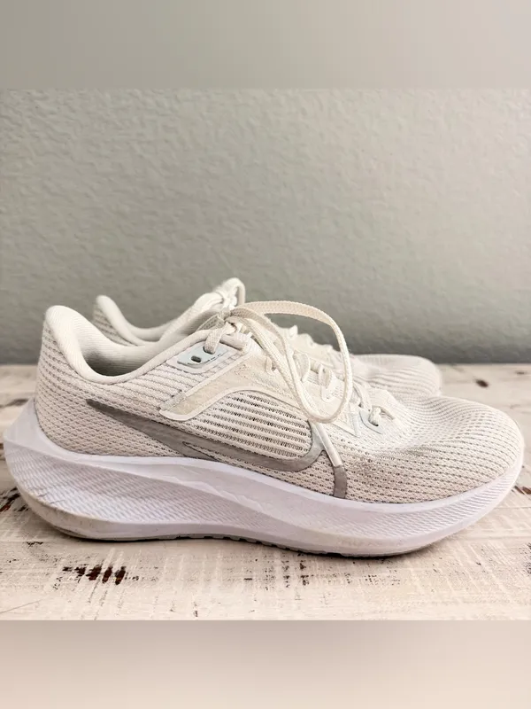 Nike Downshifter 13 Women’s Running Shoes White Gray Sneakers Size 5 DV3854-101 - Image 6