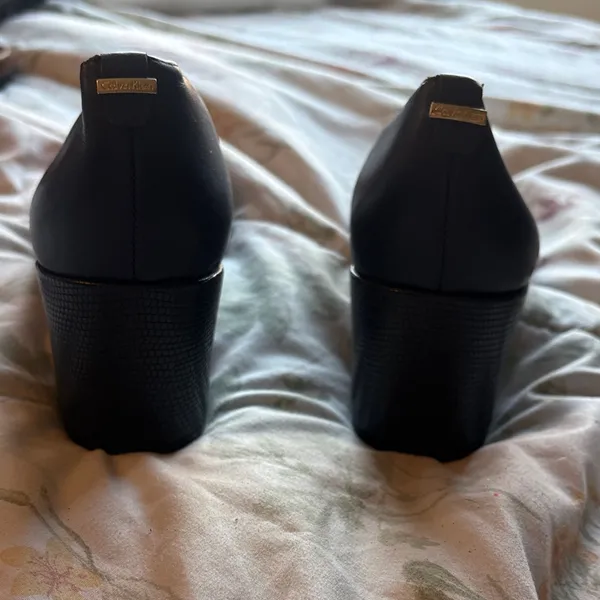 Calvin Klein Navy Natalynn Heeled Pumps - Image 6