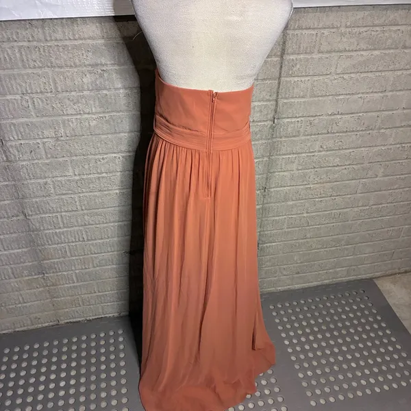 Birdy Grey Convertible Bridesmaid Dress Terracotta Orange Maxi Gown Medium - Image 6