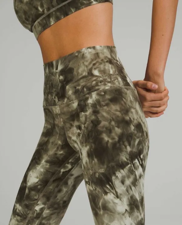 Lululemon Align High-Rise Pant 28" Diamond Dye Light Sage Medium Olive 4 - Image 8
