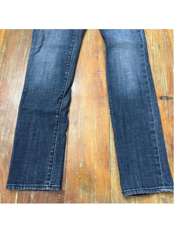 J Crew Blue Denim Straight Leg Jeans Size 27 Short - Image 3