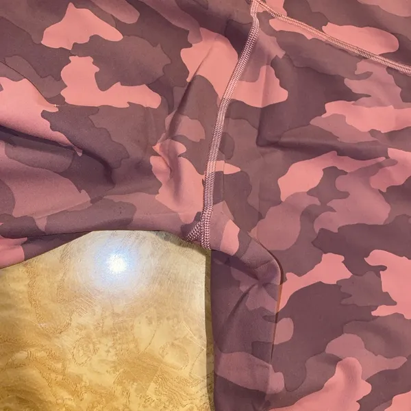Lululemon Athletica Pink Camo High Rise Leggings Size 8 Like New - Image 12