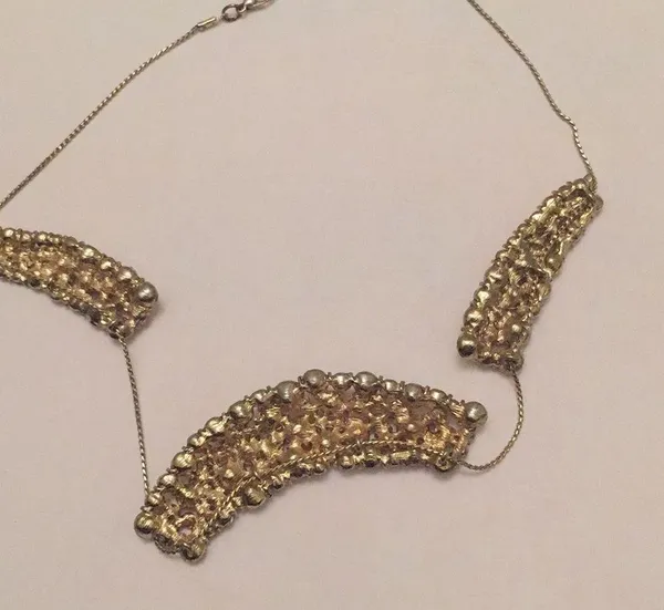 Pink stone statement necklace - Image 6