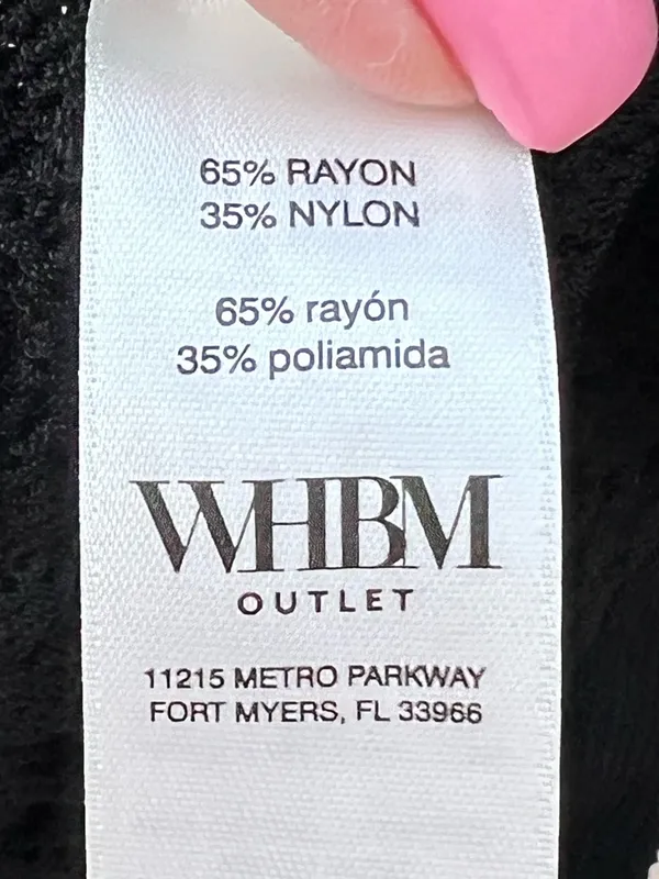White House | Black Market Outlet Chic Capsule Vest Knit Top Textured Sleeveless Sweater Black Small - Image 11